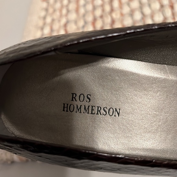 Ros Hommerson Snake Print Leather in Size 12 - Picture 3 of 8